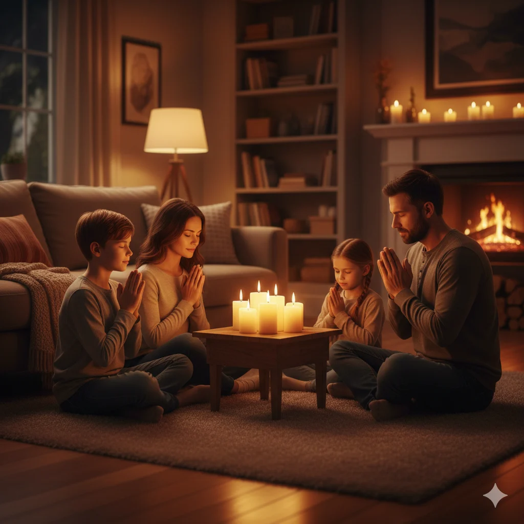 Good Night Prayers for Family