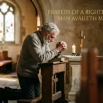 prayers of a righteous man availeth much