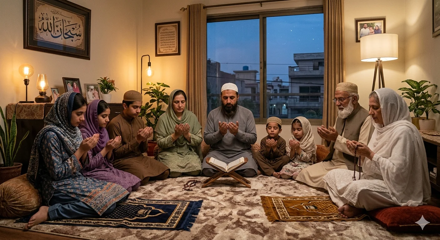 evening prayers for family