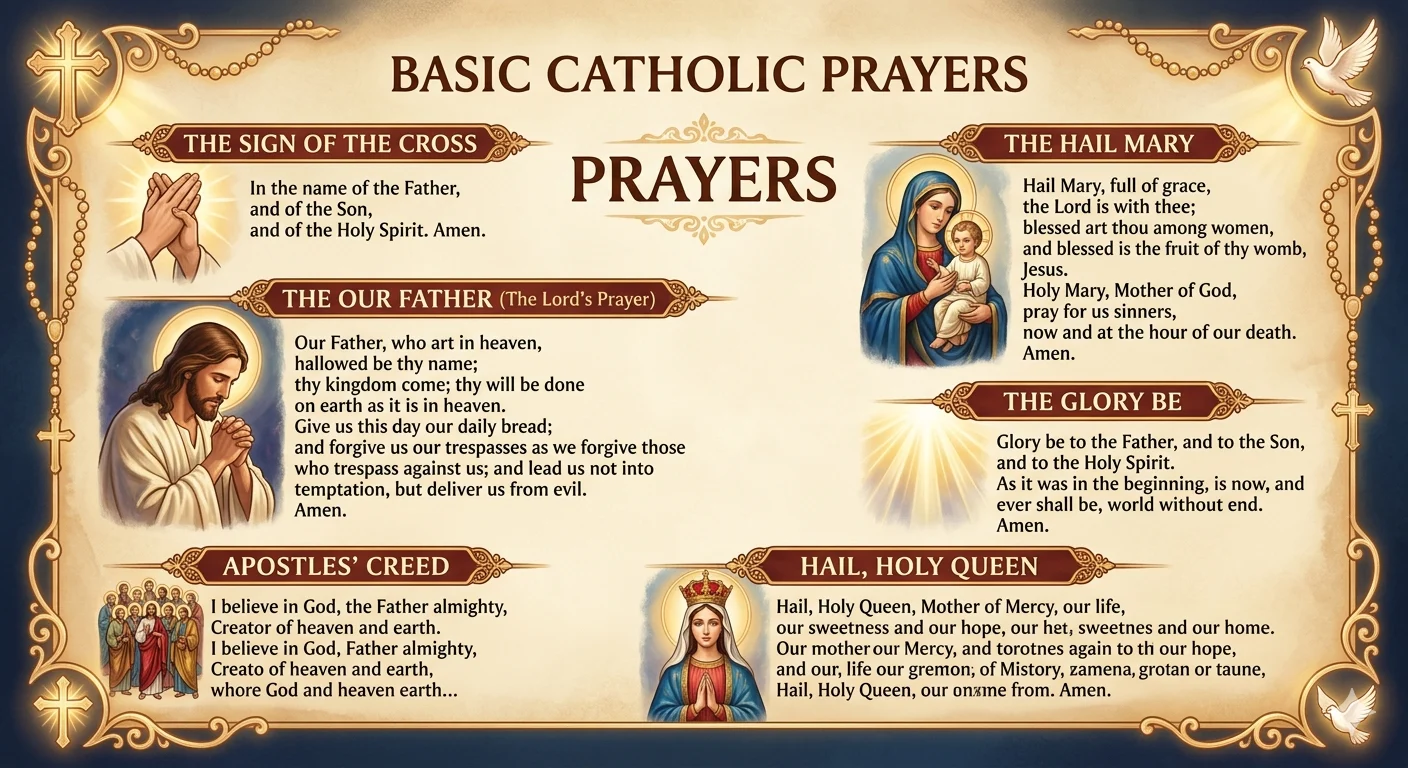 basic catholic prayers