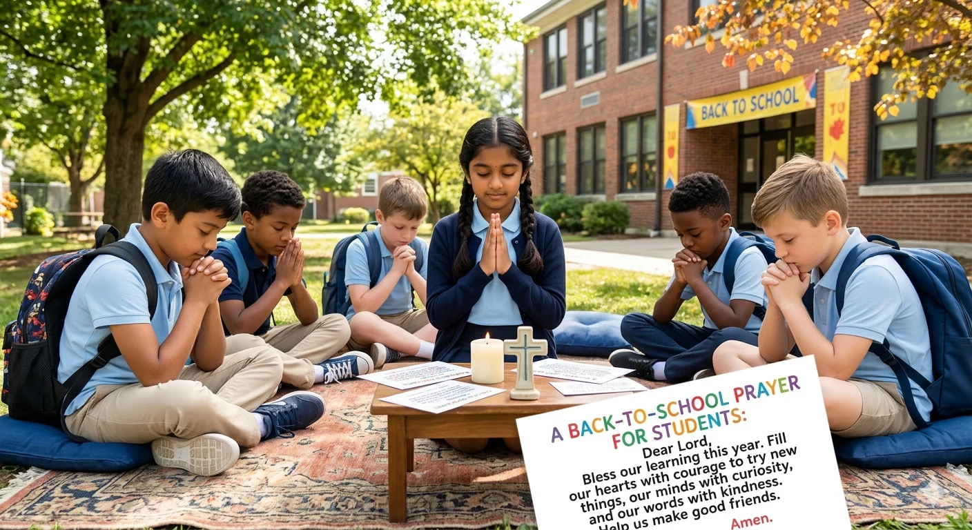 back to school prayers for students