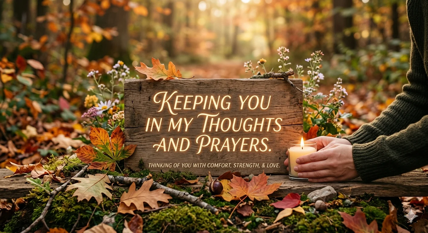 keeping you in my thoughts and prayers quotes