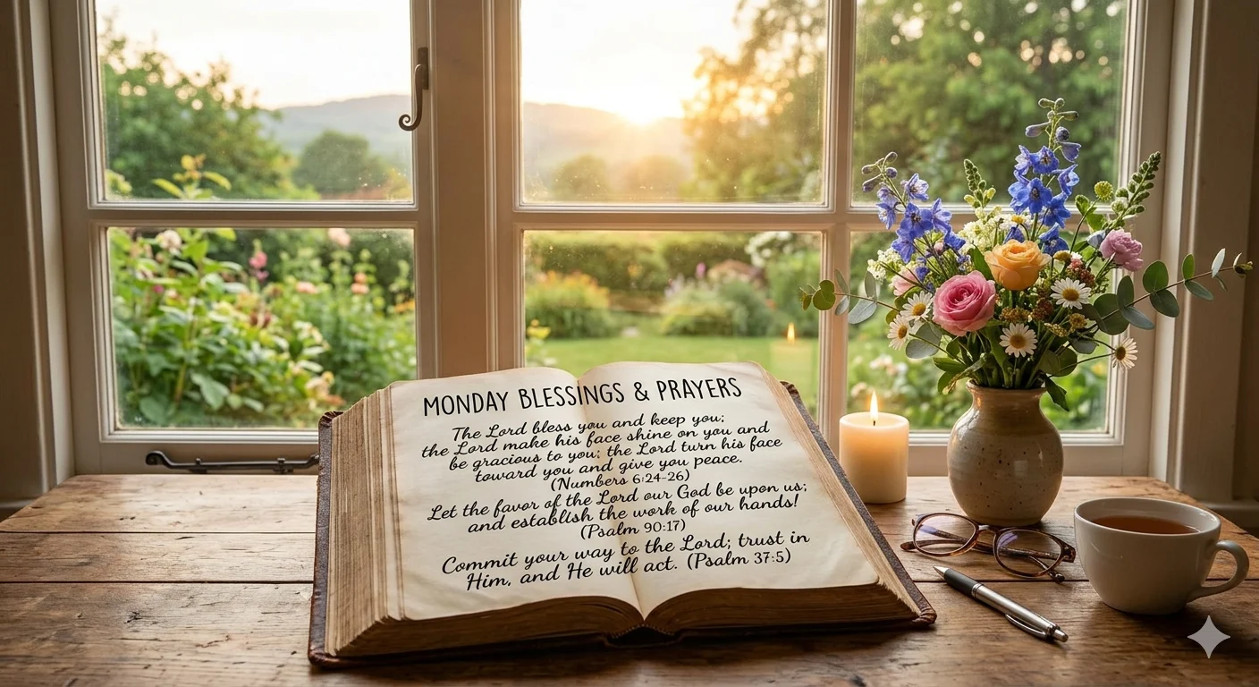 monday blessings and prayers bible verses