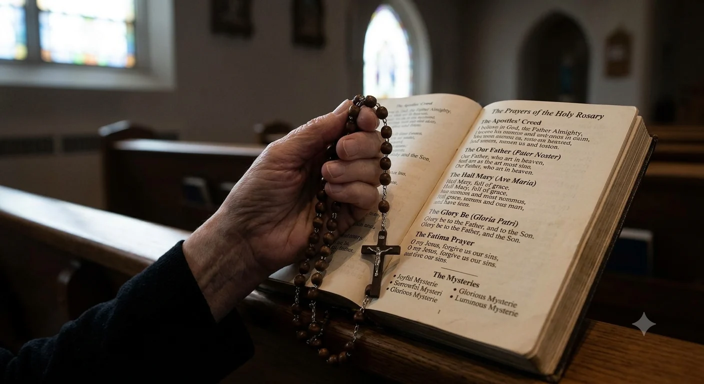 what prayers are in the rosary